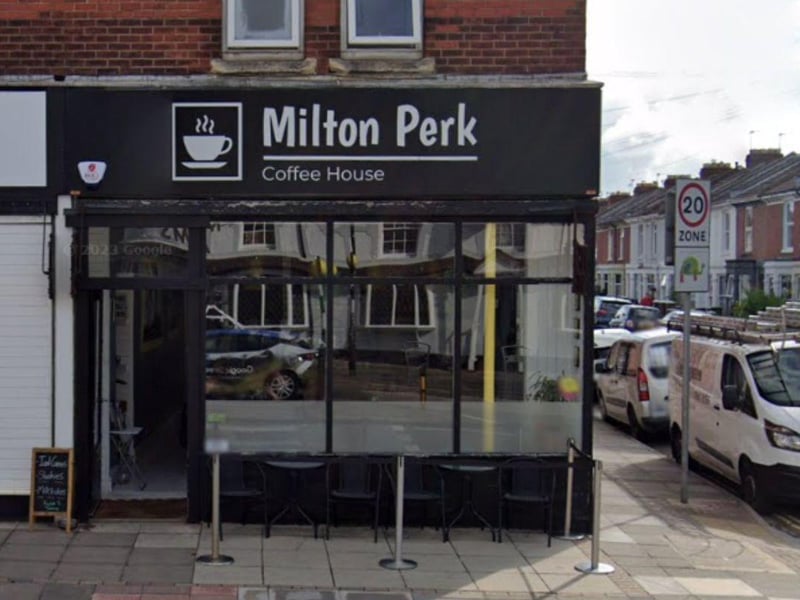 Rated 5: Milton Perk Coffee House at Shop, 265 Milton Road, Portsmouth; rated on May 27
