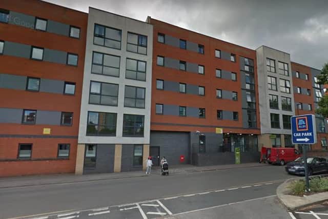 Firefighters were called when a fire started inside The Forge student flats this morning. Picture: Google