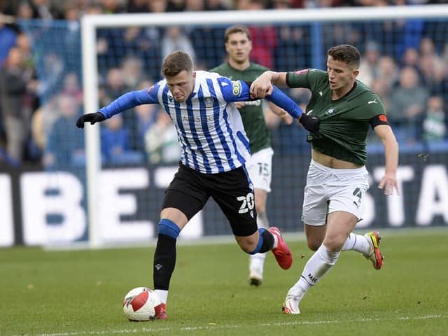 Sheffield Wednesday striker Florian Kamberi expects an ‘enjoyable’ game of football against a ‘very good’ Plymouth Argyle in the FA Cup on Tuesday. Photo: Steve Ellis