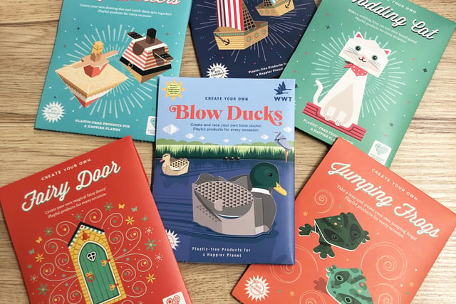 Made by British designer Clockwork Soldier, these amazing pocket money kits are made completely from card - just slot the pieces together to create fun toys such as jumping frogs, blow ducks and pirate boats.
 Paper Pocket Money Toys – from £2.99
Contact: www.shopindie.co.uk
01246 470 057
hello@shopindie.co.uk