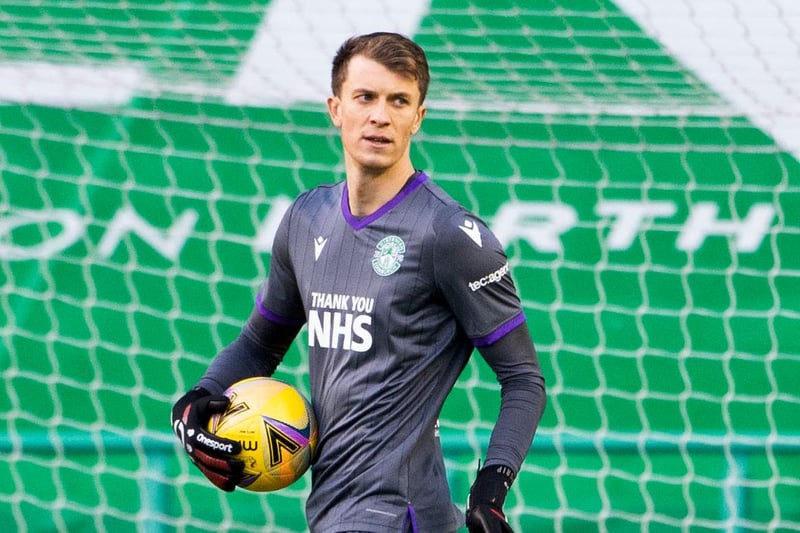 Big save to deny Shankland just after Hibs went 2-0 up, and good handling in the wet conditions.