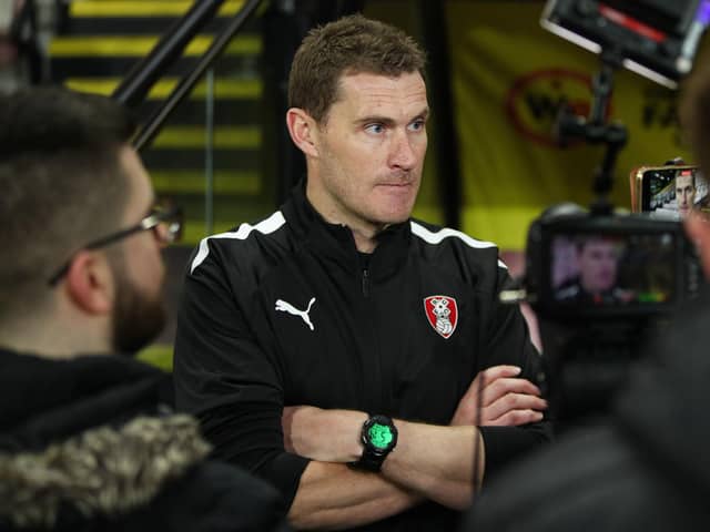 Rotherham United manager Matt Taylor: Kieran Cleeves/PA Wire.