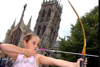 Lauren Barker at the St George's autumn fayre in 2007.