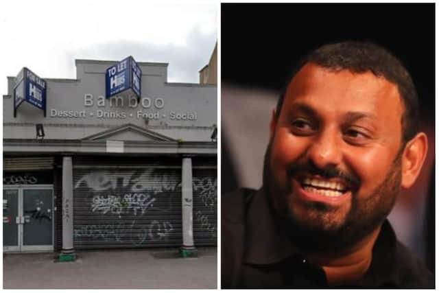 The building, near the streets known locally as the Lakes, is the former gym of Sheffield boxer Prince Naseem Hamed and has also been used as a chemist’s shop and a shisha lounge.