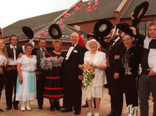 Elm house residents Hayden Bowskill and Evelyn Jackson married in 1996. They were 78 and 86.