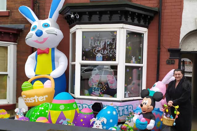 Mihaela Veronica Popovia has bought much needed Easter cheer to the street.