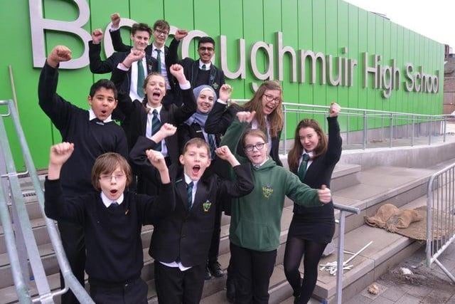 In seventh place in the league tables is Boroughmuir High School in Edinburgh where 72 per cent of pupils obtained five Highers
