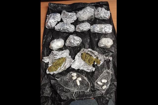 Drugs seized by police in Burngreave
