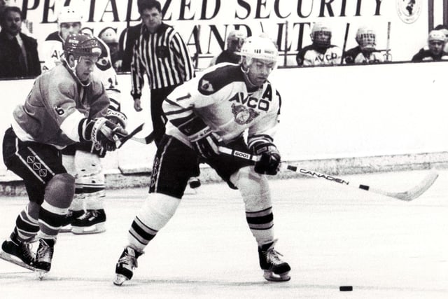 Richard Laplante's points helped propel Fife Flyers back to the top flight in 1991-92 (Pic: Bill Dickman/Fife Free Press)
