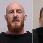 Michael Hillier, from Sheffield, and Rachel Fulstow, have been jailed for killing Liam Smith in a gun and acid attack (Credit: GMP/PA Wire)