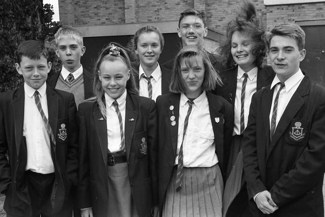 The Southmoor School athletics team in 1991. Can you recognise anyone you know?