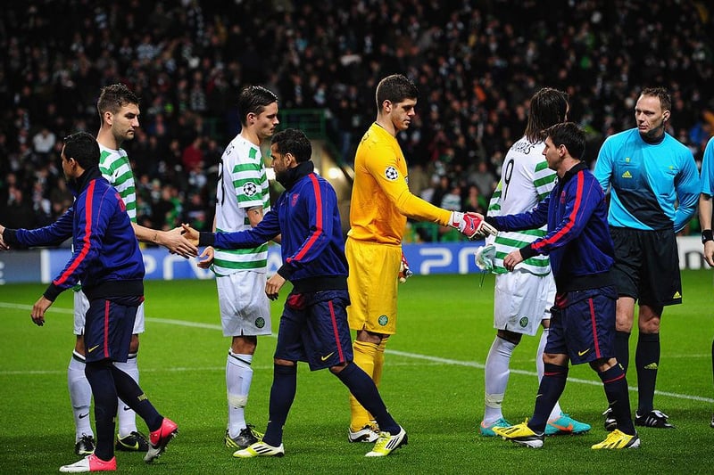 The other Barcelona victory. The night that Fraser Forster did his very best brick wall impersonation. Barca had 25 attempts on goal back in 2012 but only found a way through once, and by that point, the Hoops were already two goals up and safe.  

(Photo by Stu Forster/Getty Images)