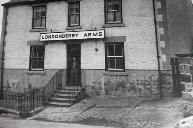 The first of two views of the Londonderry Arms which stood in the middle of Shiney Row but was eventually demolished. Photo: Ron Lawson.