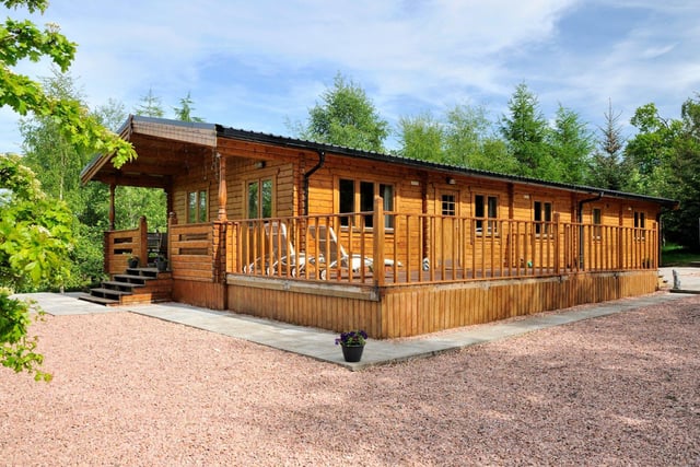 A pine log chalet sits just a short distance to the south of the main house, which includes three bedrooms and can be used as self-contained overflow accommodation for family or guests.