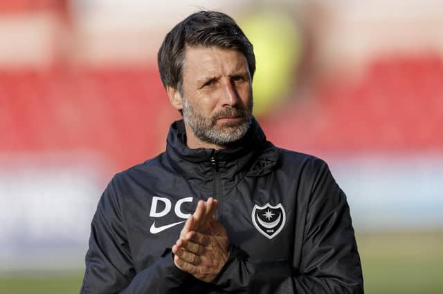 Pompey boss Danny Cowley. Picture: Daniel Chesterton/phcimages.com