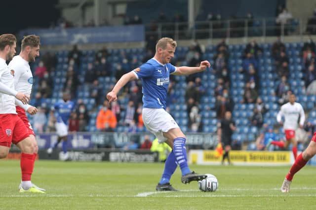Chesterfield can secure a play-off place with a win against Halifax on Saturday.
