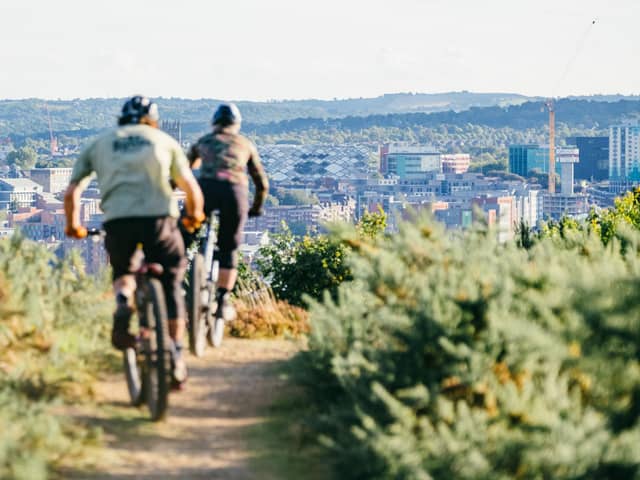 Mountain biking at Parkwood Springs. Sheffield Council has revealed plans for a major extension to the trails and a new visitor centre.