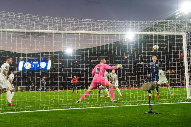 What a moment. Scott McTominay scores to make it 3-2 during a FIFA World Cup Qualifier between Scotland and Israel and sends Hampden wild.