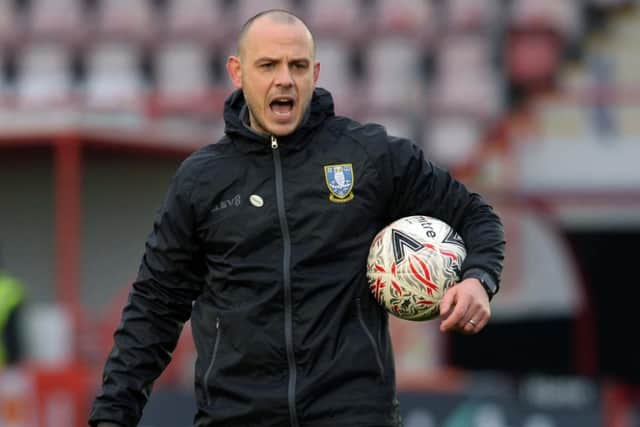 Sheffield Wednesday academy coach Andy Holdsworth stepped into the breach as first team manager at the weekend.