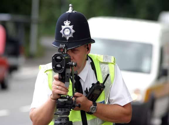 Mobile speed cameras.