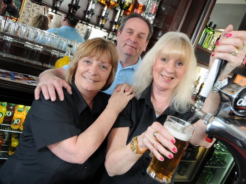 Long serving barmaid Jen English retired from the Simonside Arms after 27 years of service in 2012. 
