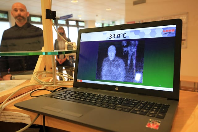 In June Derbyshire-based AMETEK Land demonstrated its human body temperature monitoring system at Dronfield Medical Practice, showing how the camera-and-screen technology could help companies regain normality during the Covid pandemic.