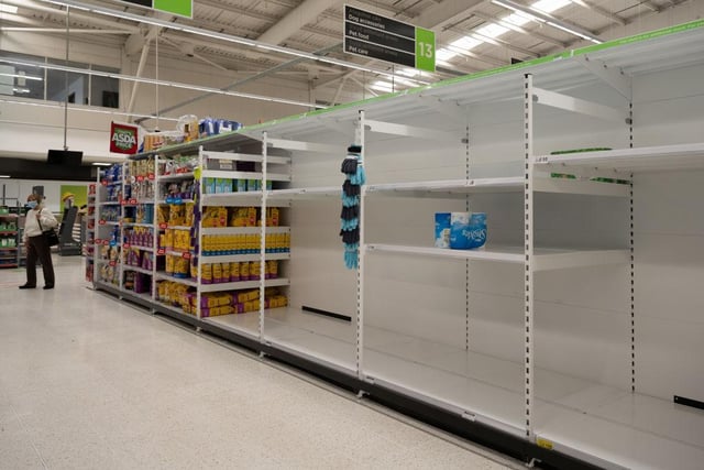 This article, published on Monday 9 March, revealed that two cases of coronavirus had been confirmed in Luton, and that supermarkets were struggling with empty shelves as panic buying spiraled out of control.