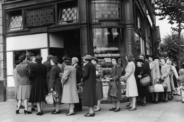 People accepted the loss of some privileges during the Second World War, such as the rationing of food