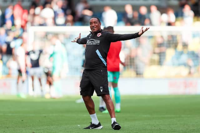 Reading manager Paul Ince celebrates after the final whistle at Millwall: Rhianna Chadwick/PA Wire.