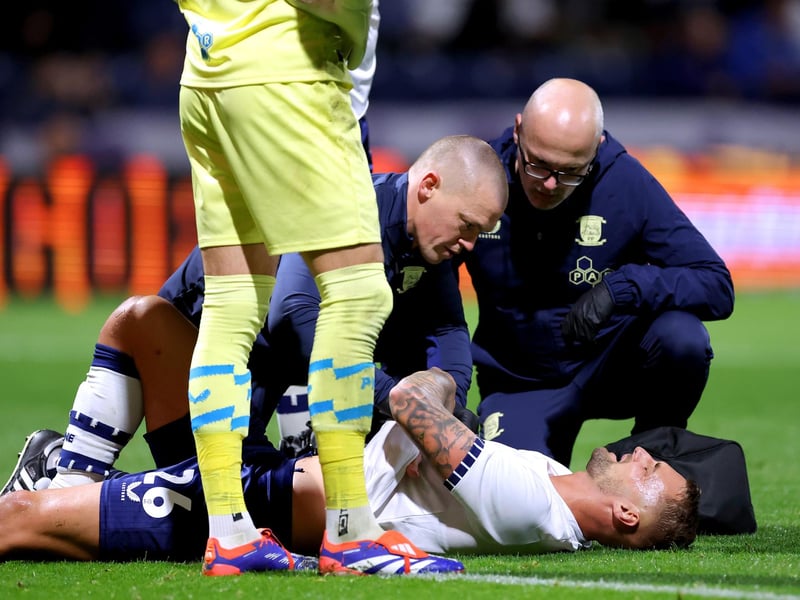Underwent an operation on his elbow for an injury against Fulham in the Carabao Cup. 
