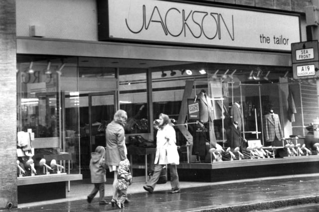 Did you love to get your clothes from Jackson the tailor?
