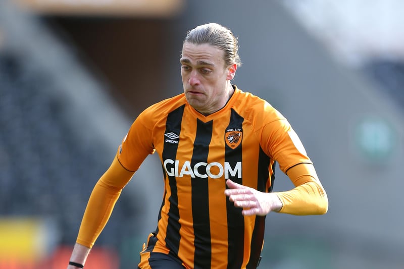 The 29-year-old has fallen down the pecking order at Hull and is yet to start for the Championship side this season. After missing out completely on a match-day squad place for the visit of Bournemouth yesterday, Tigers boss Grant McCann refused to rule out a move amid interest from League One clubs. Eaves has scored a modest 13 goals from 79 appearances for Hull, but before his KCOM Stadium move in 2019 he scored 38 goals in 84 appearances for Gillingham.
Picture: Pete Norton/Getty Images
