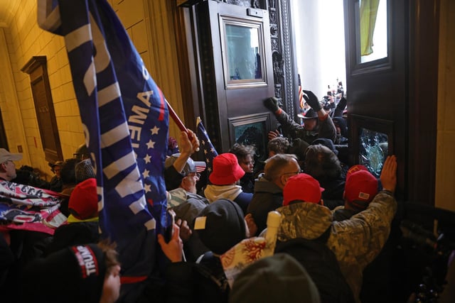 Pro-Trump protesters entered the U.S. Capitol building during demonstrations in the nation's capital.