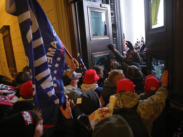 Pro-Trump protesters entered the U.S. Capitol building during demonstrations in the nation's capital.