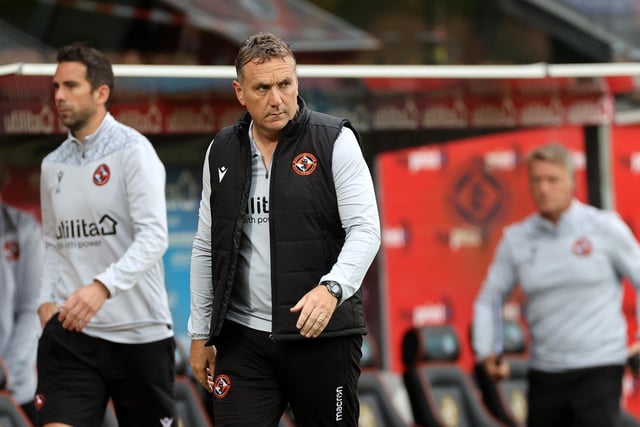 Micky Mellon, currently self-isolating as a pre-caution, could potentially be back in the dugout for Dundee United's match with Rangers next weekend (SportsMole)