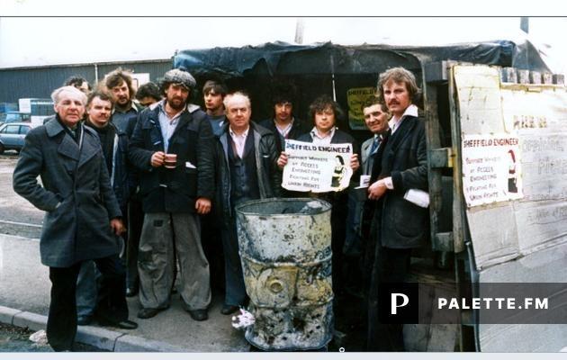 Strikers from the Access Equipment Factory, Parkway Industrial Estate, Sheffield...May 11th 1979. Sheffield Newspapers
