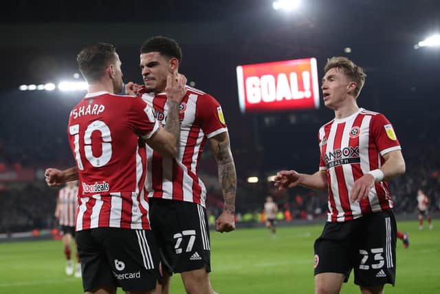 Billy Sharp, Morgan Gibbs-White and Ben Osborn all face uncertain futures at Sheffield United: Isaac Parkin / Sportimage