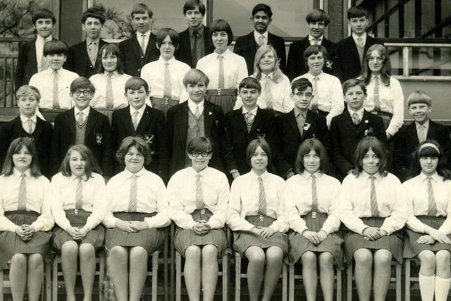 Pupils at Tapton Secondary Modern School, 1967