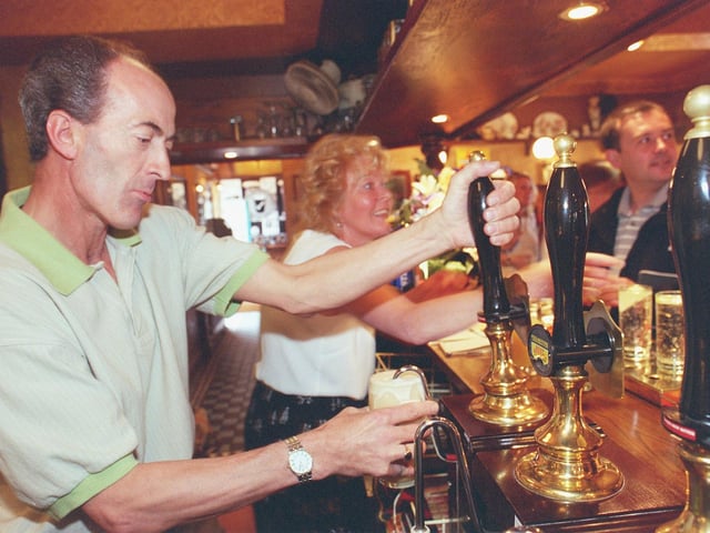 Michael Mason, landlord of the Devonshire Arms