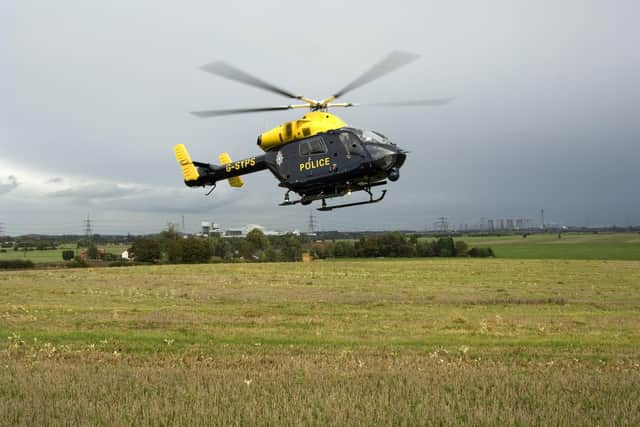 South Yorkshire Police's helicopter (stock image).