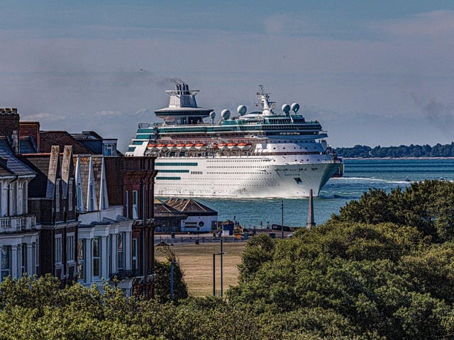 Seen from Southsea