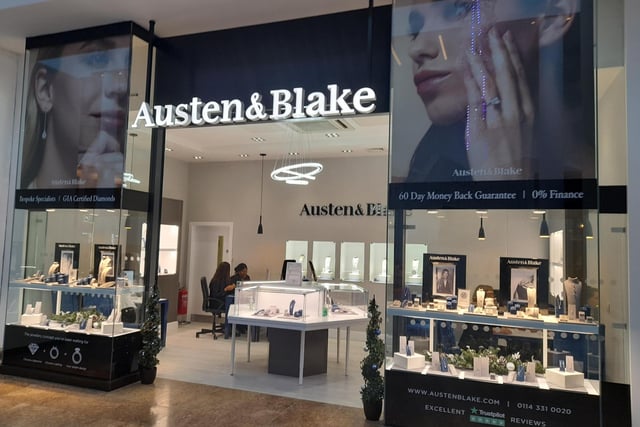 Austen & Blake makes jewellery to order, with delivery within three weeks. On the Upper Arcade.