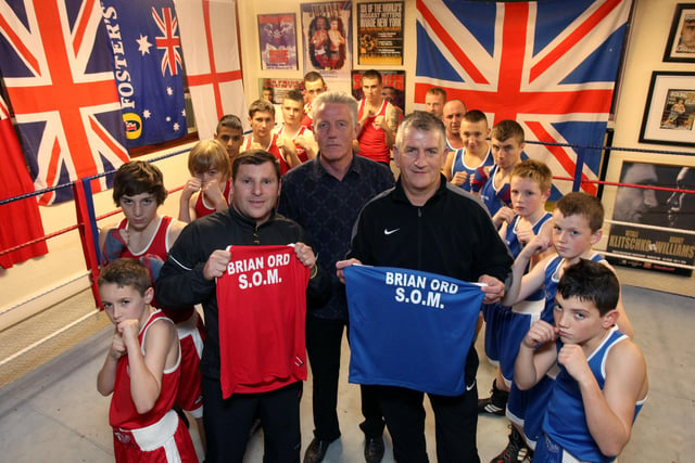 Brian Ord's driving school gave a big helping hand to the Horsley Hill Boxing Club when it donated new kit in 2010. Does this bring back memories?