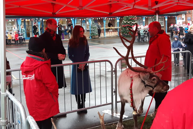 Rent A Reindeer made the trip north from County Durham.