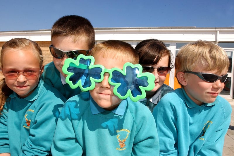 Sunglasses day at Clavering Primary School in 2006. Have you spotted someone you know?
