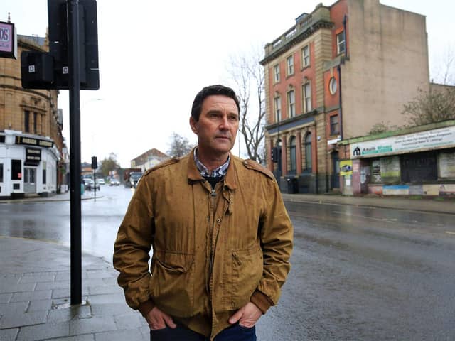 Businessman David Slater, managing director of Attercliffe-based property firm Spaces Sheffield talks about 'cleaning up Attercliffe' as part of his regenerating plans. Picture: Chris Etchell