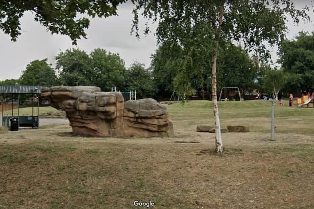 A boy has had to be taken to hospital after a gang attacked him with fireworks in Darnall Community Park, pictured. PIcture: Google