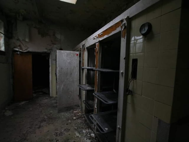 A very eerie place - did you have to work in there?