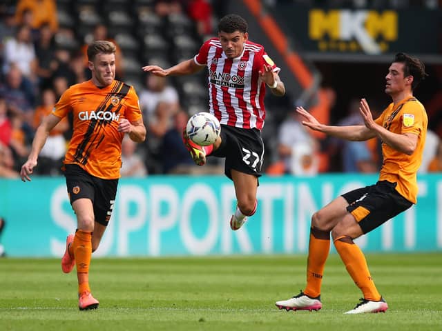 Morgan Gibbs-White appears set to remain with Sheffield United, on loan from Wolverhampton Wanderers: Simon Bellis / Sportimage