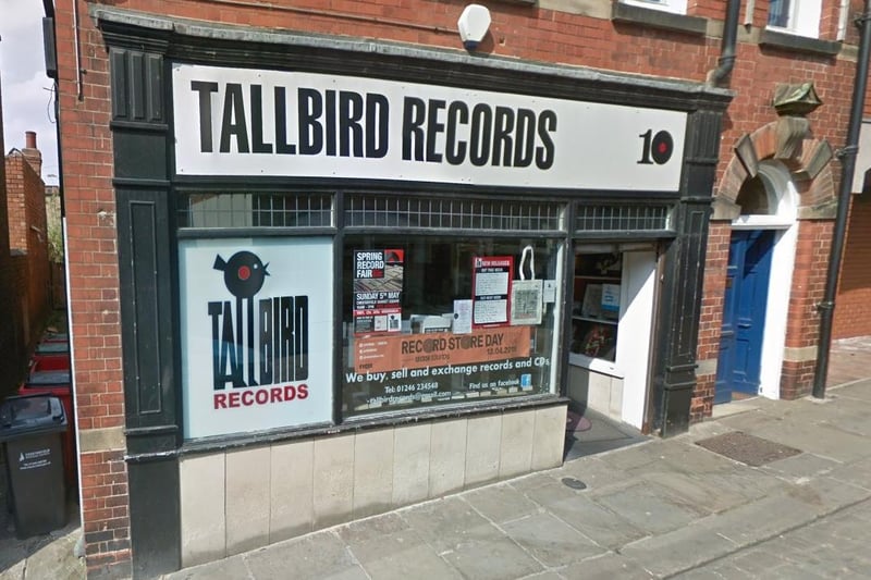 Liz Grec is a fan of Tallbird Records, a record shop on Soresby Street, Chesterfield town centre.